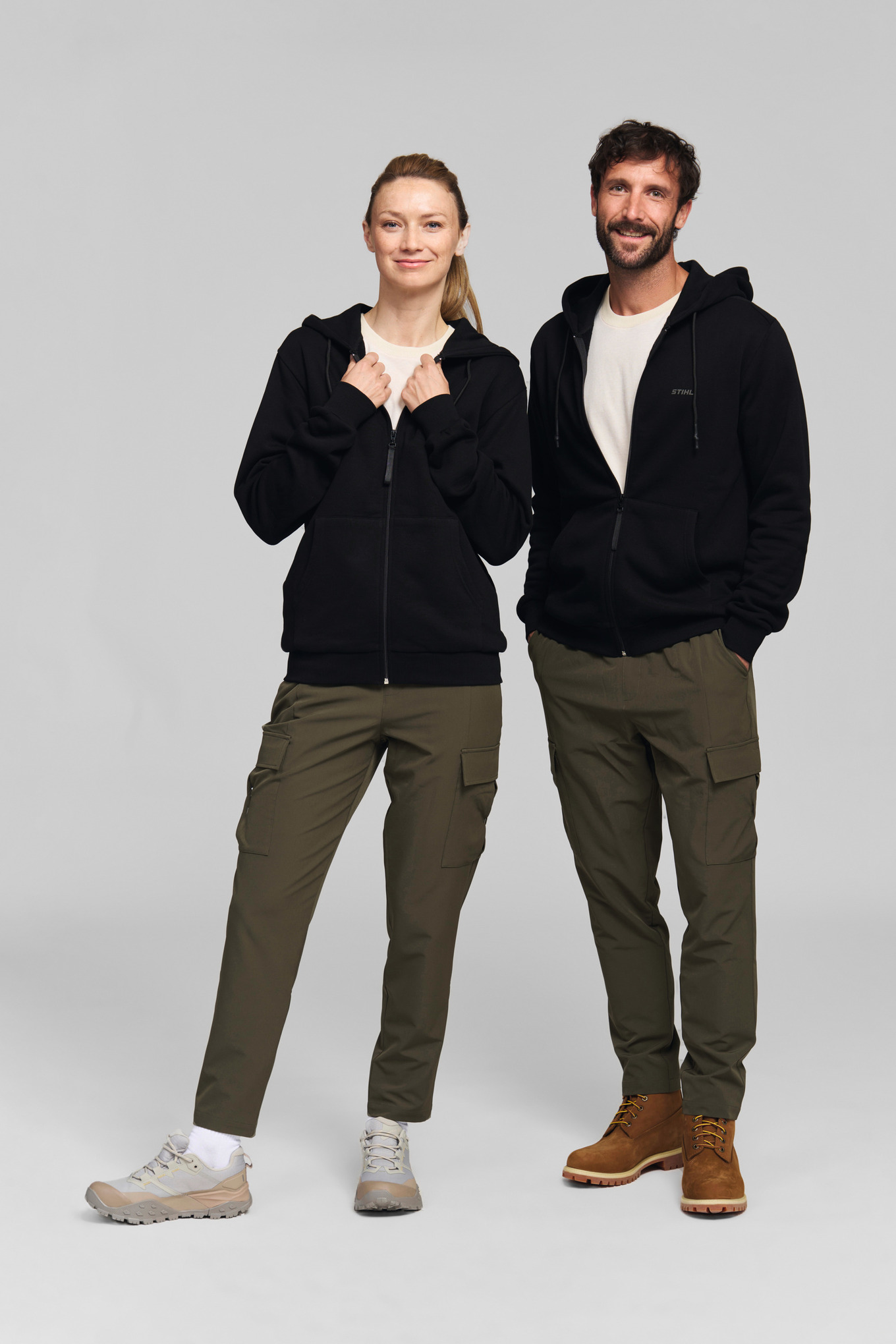 Sudadera con capucha «STIHL 100 reflective»  negra