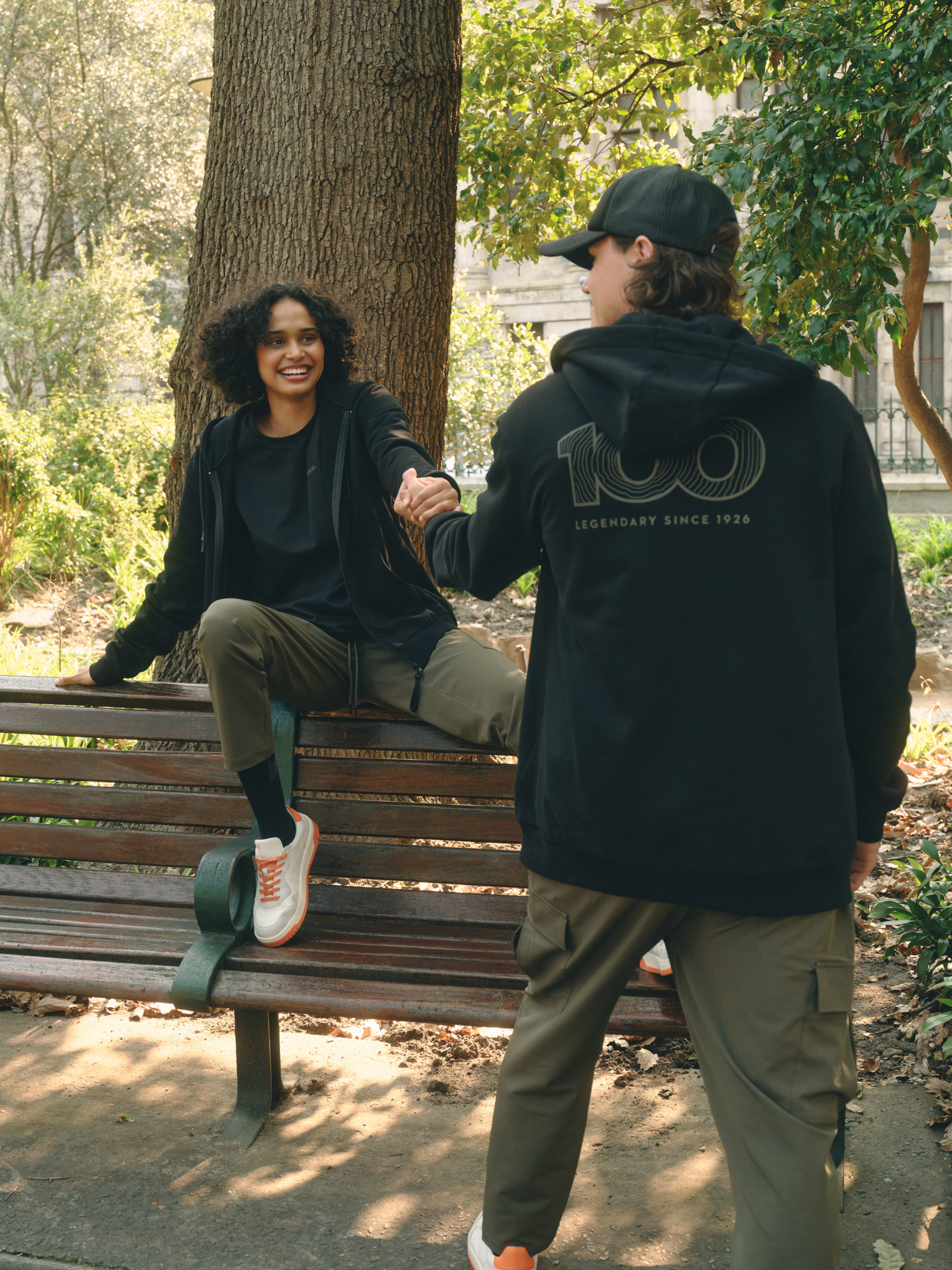 Sudadera con capucha «STIHL 100 reflective»  negra