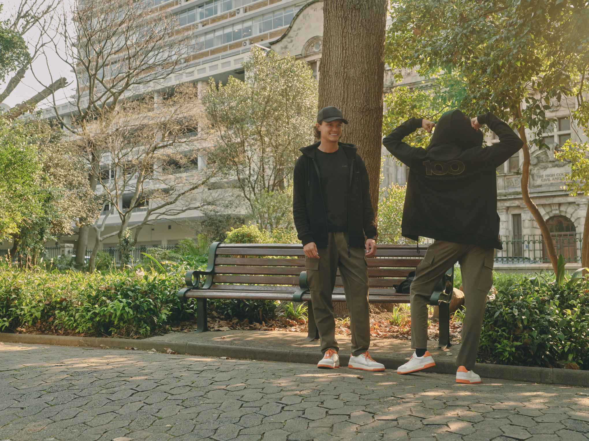 Sudadera con capucha «STIHL 100 reflective»  negra