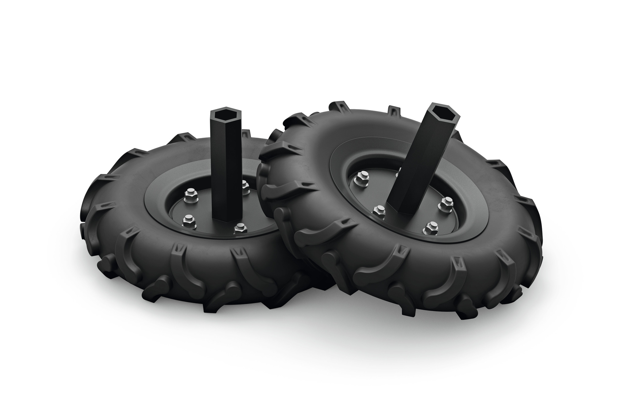 ART 012, Juego de ruedas de transporte neumáticas