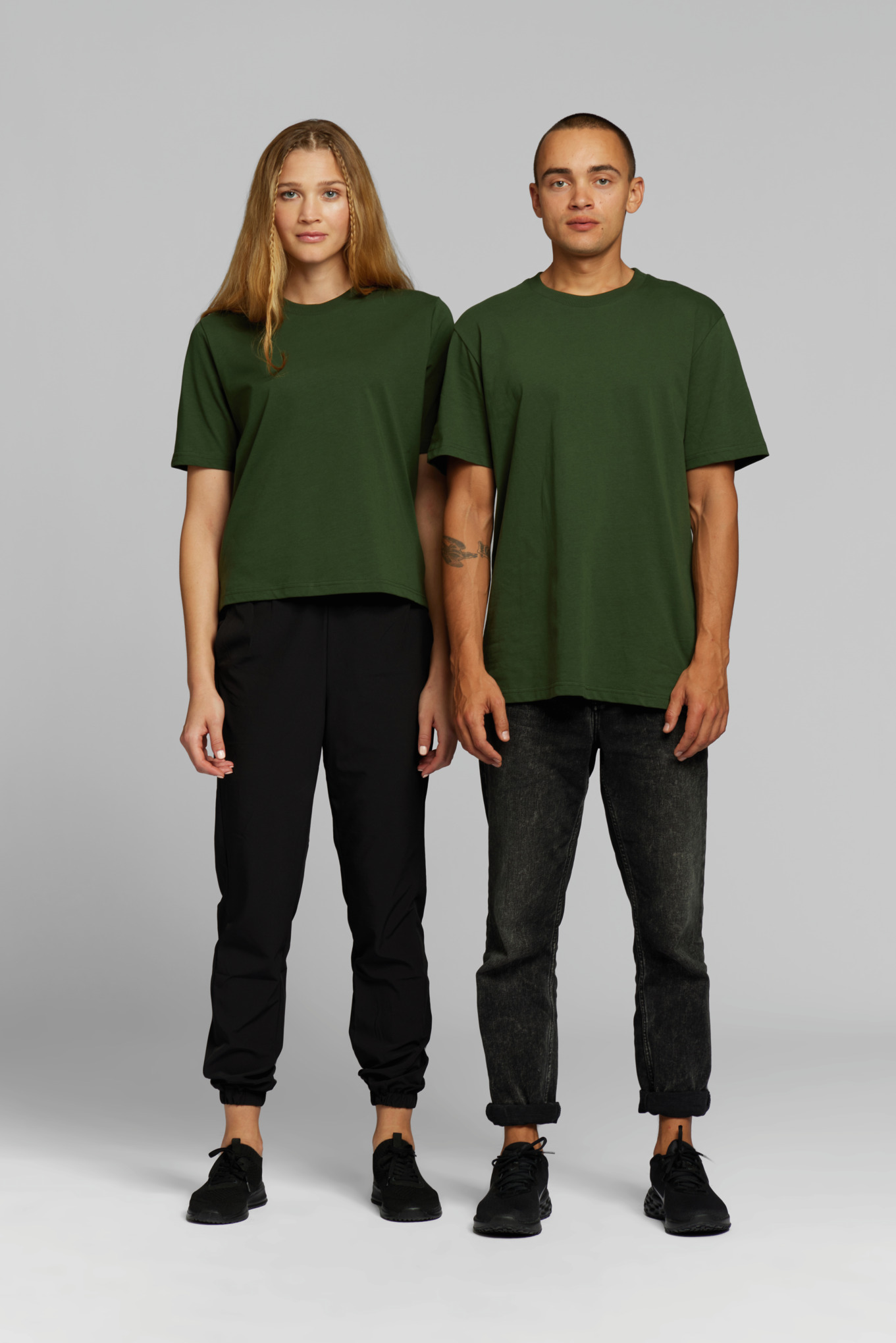 Camiseta de mujer LOGO BACK Verde